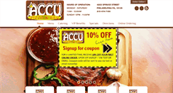 Desktop Screenshot of accupizzabbq.com