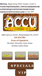 Mobile Screenshot of accupizzabbq.com